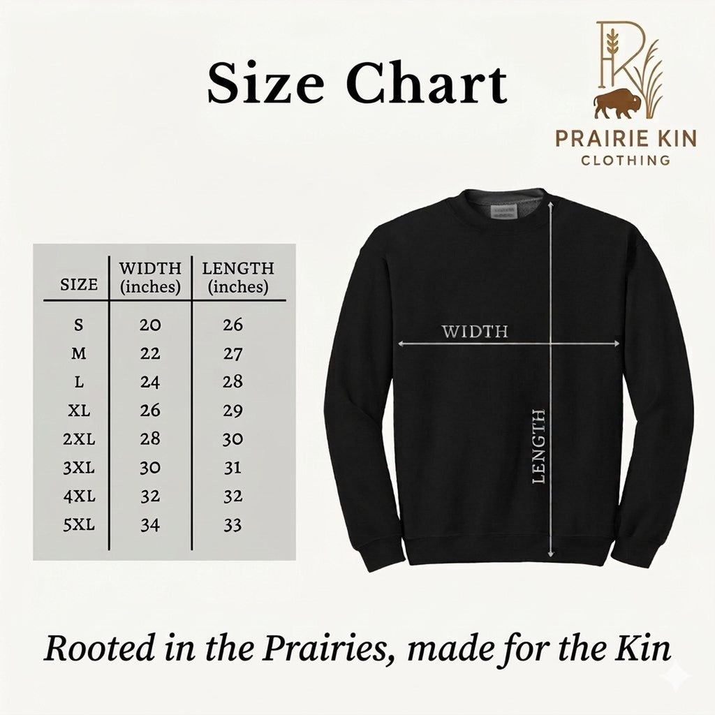 Prairie Heart & Custom Town Heavy Blend Crewneck
