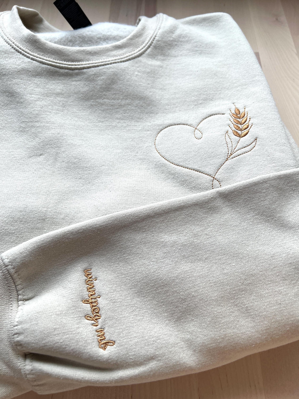 Prairie Heart & Custom Town Heavy Blend Crewneck