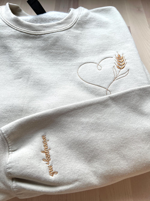 Prairie Heart & Custom Town Heavy Blend Crewneck