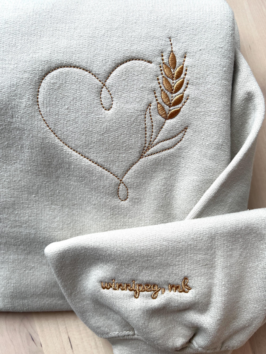 Prairie Heart & Custom Town Heavy Blend Crewneck