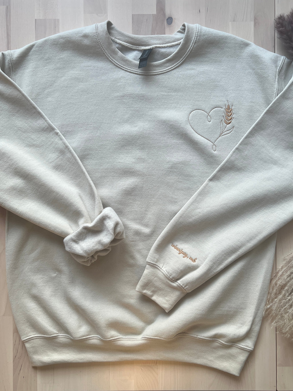 Prairie Heart & Custom Town Heavy Blend Crewneck